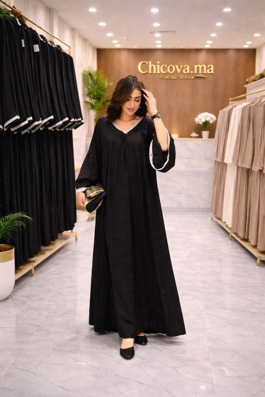 ✨ Robe "Élégante" – Crepe Mkrach Luxe (170g) ✨