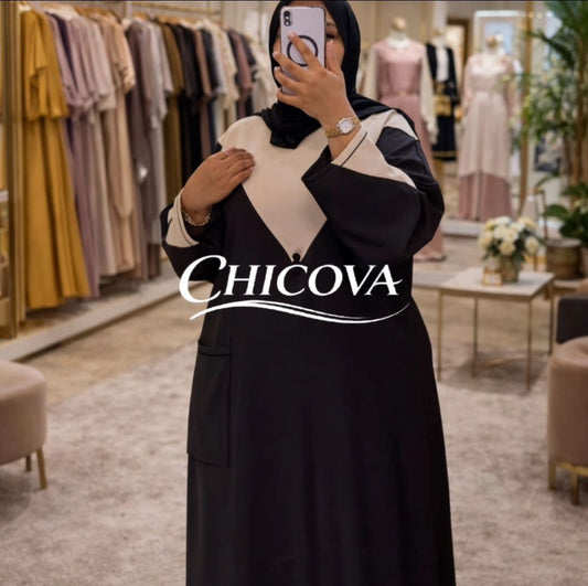 جلابة كريب بلازا – أناقة عصرية بلمسة راقية